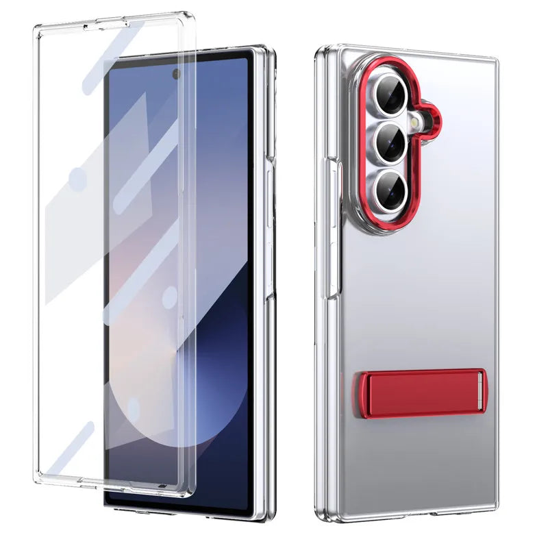 Transparent Kickstand Case for Galaxy Z Fold 7