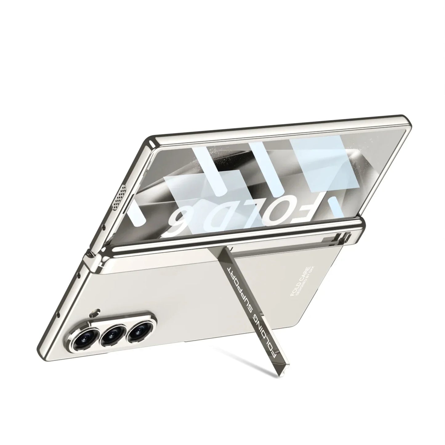 Clear Magnetic Case with Hinge Protection for Samsung Z Fold 6