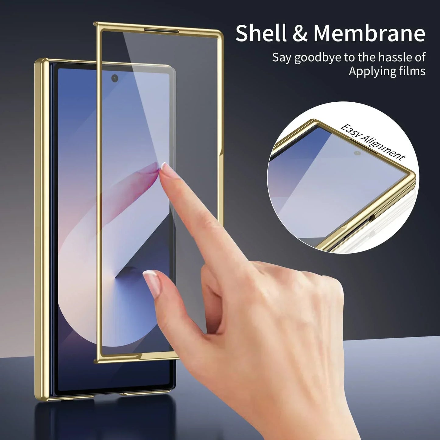 MagFold Slim – Magnetic Leather Case for Galaxy Z Fold