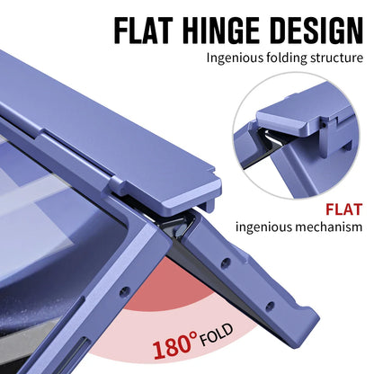 Pen Slot Case with Stand and Hinge Protection for Samsung Galaxy Z Fold 6