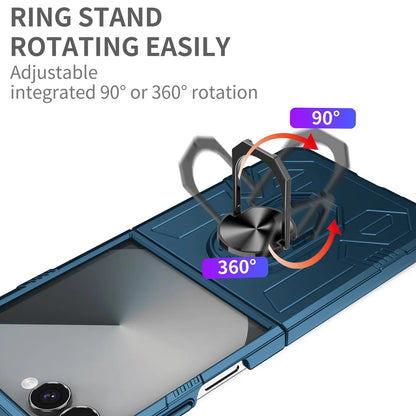 Rugged Armor Ring Case for Galaxy Z Flip Series