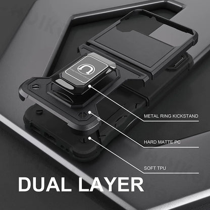 Military-Grade Armor Case for Galaxy Z Flip 3-6