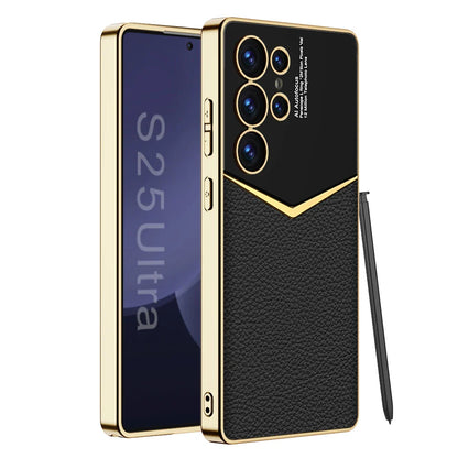 EliteFrame Luxury Leather Case for Samsung Galaxy S25, S24 & S23 Ultra