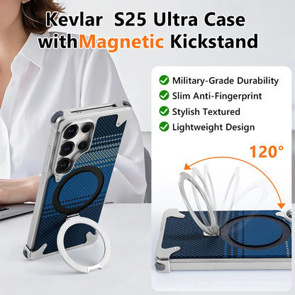 MagFrame Carbon – Sleek Frameless MagSafe Case for Galaxy S25 Ultra