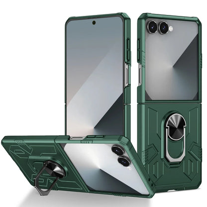 Rugged Armor Ring Case for Galaxy Z Flip Series