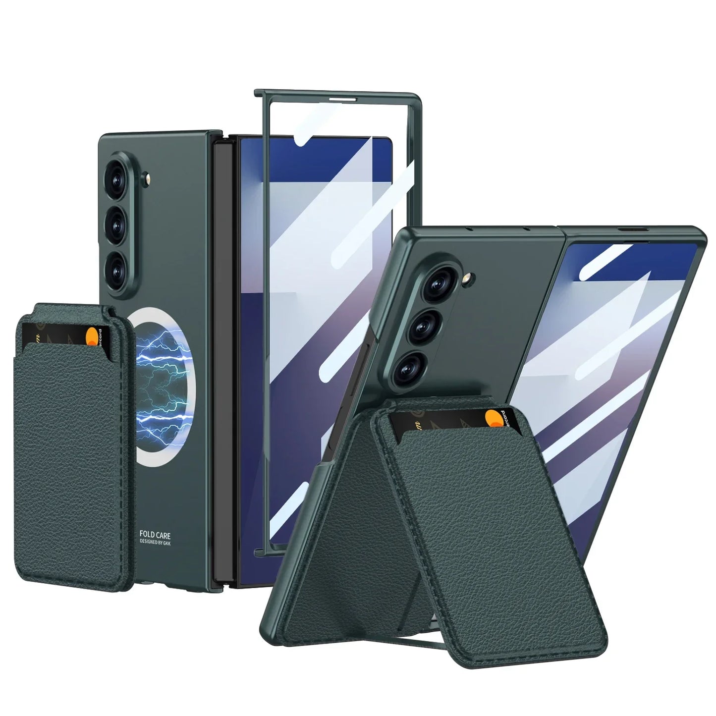 Magnetic Wallet Stand Case for Z Fold Series