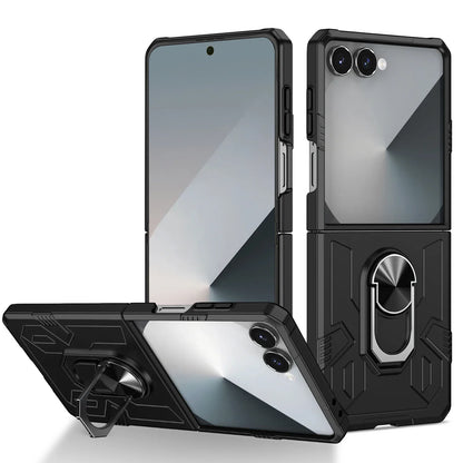 Rugged Armor Ring Case for Galaxy Z Flip Series