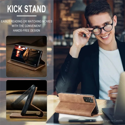 Premium Flip Leather Phone Case For Pixel Series