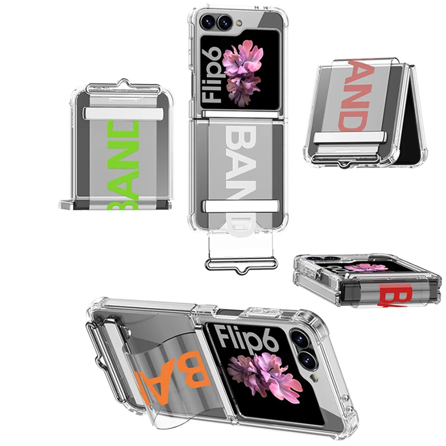 Transparent Shockproof Case for Samsung Z Flip 6