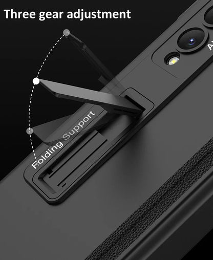 Magnetic Hinge Case with Tempered Glass for Samsung Galaxy Z Fold 6