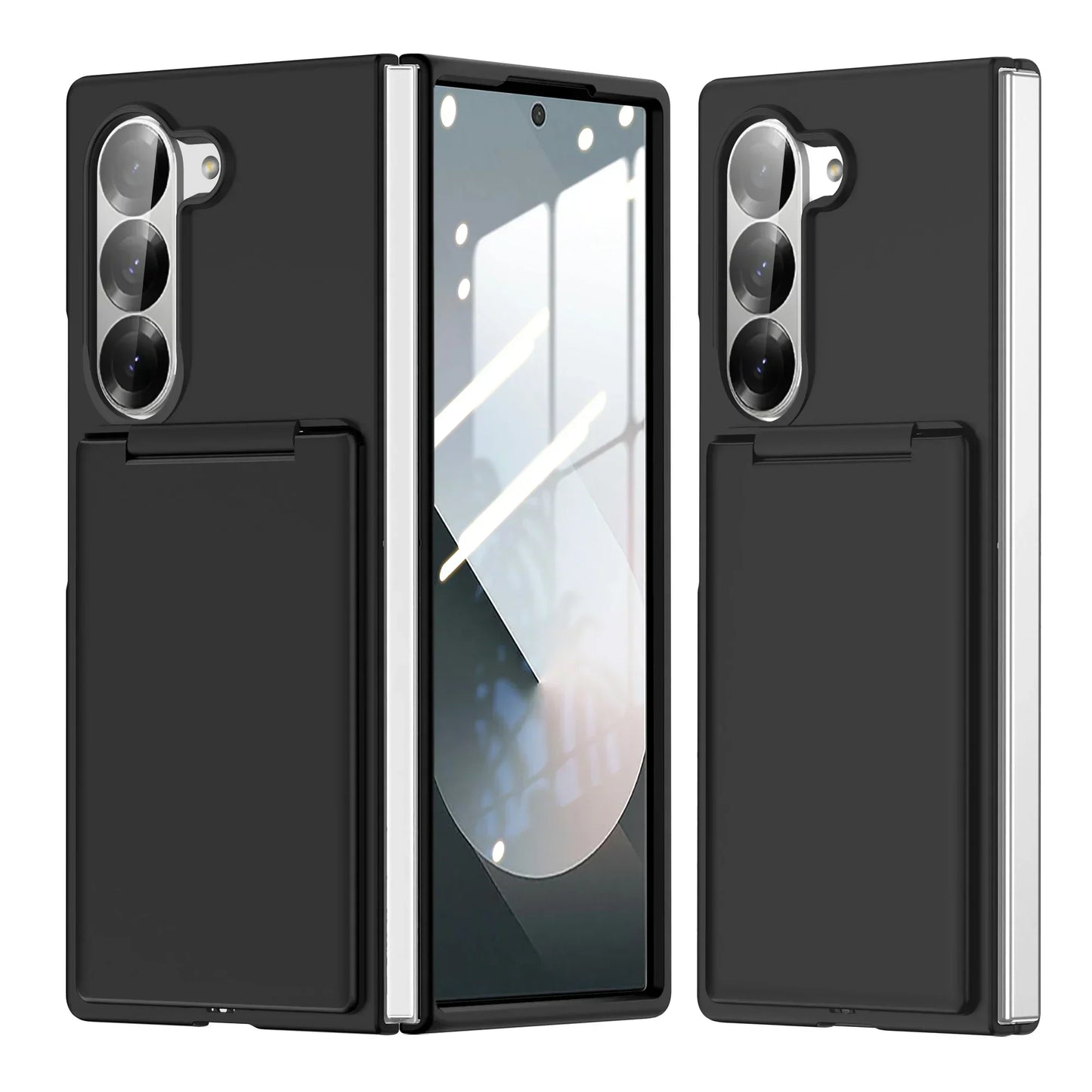 FlexView Clear – Transparent Card Holder Case with Stand for Z Fold