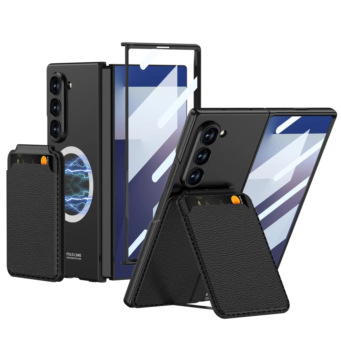 Magnetic Wallet Stand Case for Z Fold Series