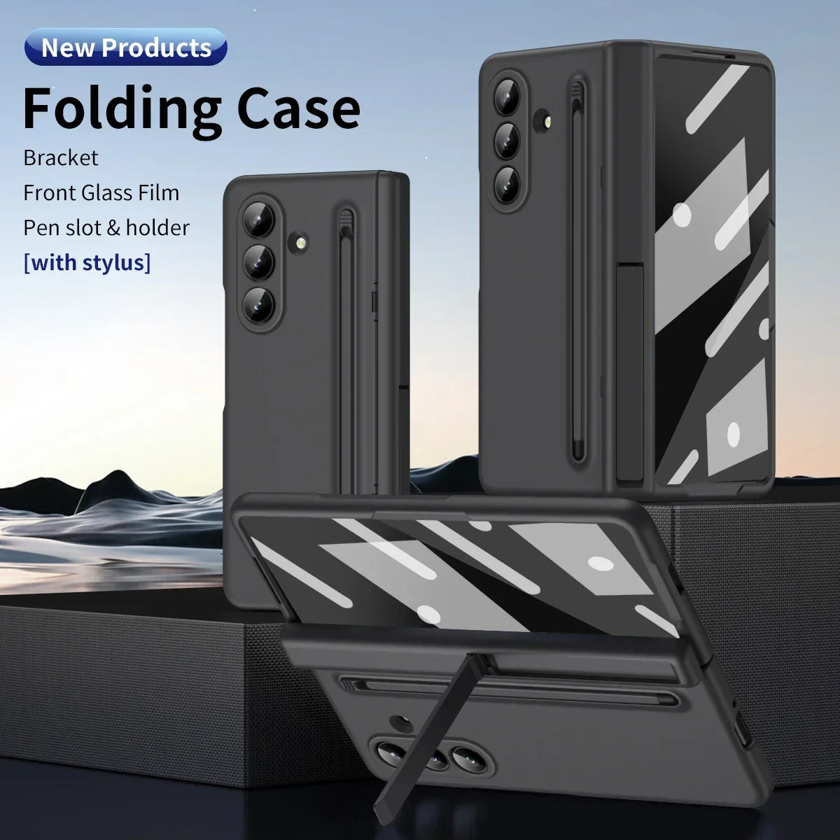 All-in-One Hard Case with S Pen Slot for Galaxy Z Fold Series