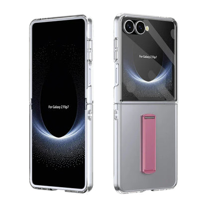 Clear Protective Kickstand Case for Galaxy Z Flip Series