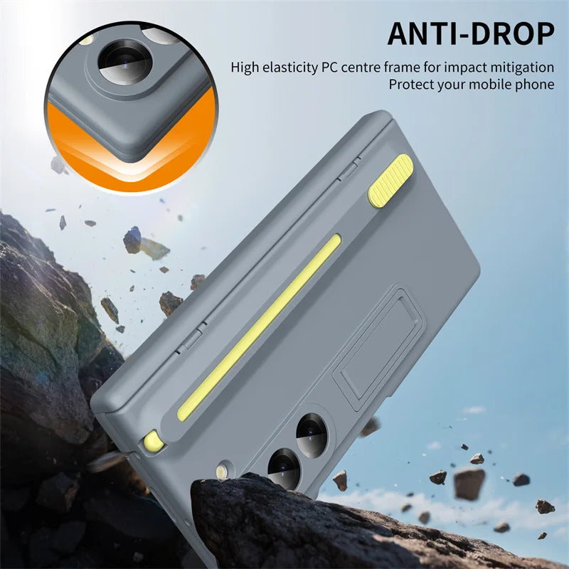 Magnetic Hinge Case with S Pen Slot for Galaxy Z Fold Series