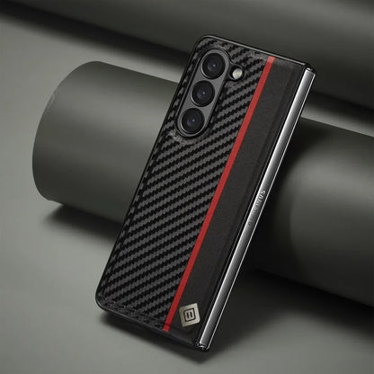 Premium Shockproof Carbon Fiber Texture Case For Samsung Z Fold Series