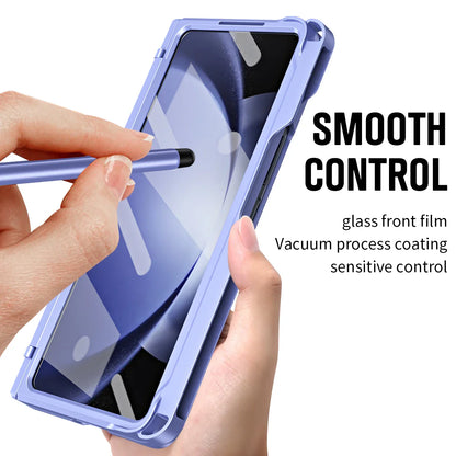 Pen Slot Case with Stand and Hinge Protection for Samsung Galaxy Z Fold 6
