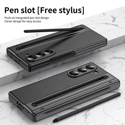 Premium Leather Case with Pen Slot & Full Protection for Z Fold