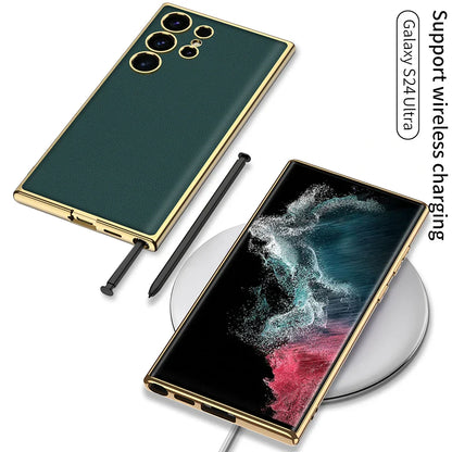 S24 Case Luxury Leather Shockproof - Odin case