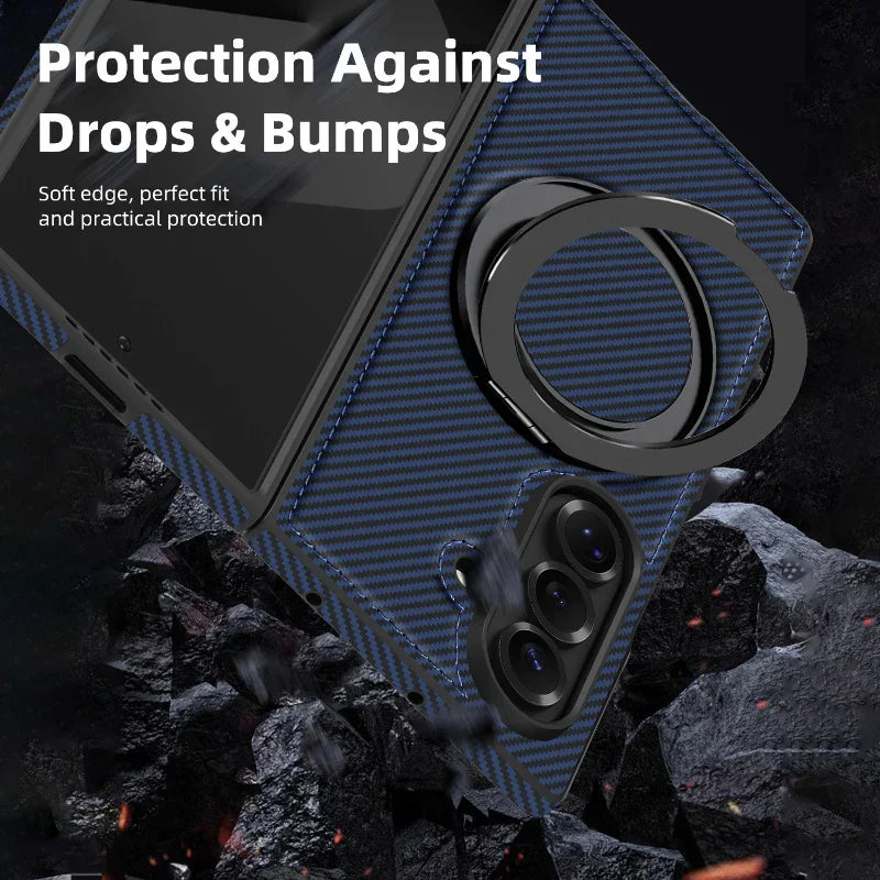 FoldArmor Carbon – MagSafe Ring Case for Galaxy Z Fold Series