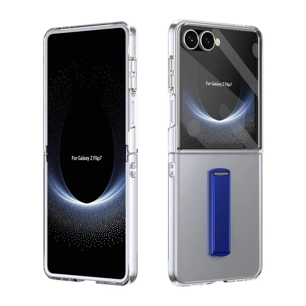 Clear Protective Kickstand Case for Galaxy Z Flip Series