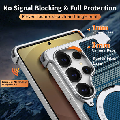 MagFrame Carbon – Sleek Frameless MagSafe Case for Galaxy S25 Ultra