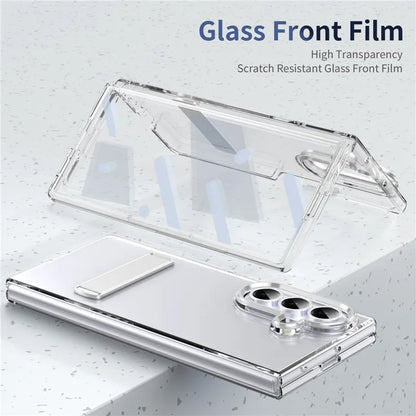 Transparent Kickstand Case for Galaxy Z Fold 7