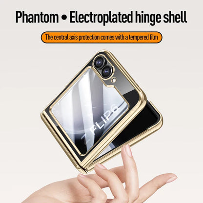 Transparent Electroplated Case for Samsung Z Flip 6