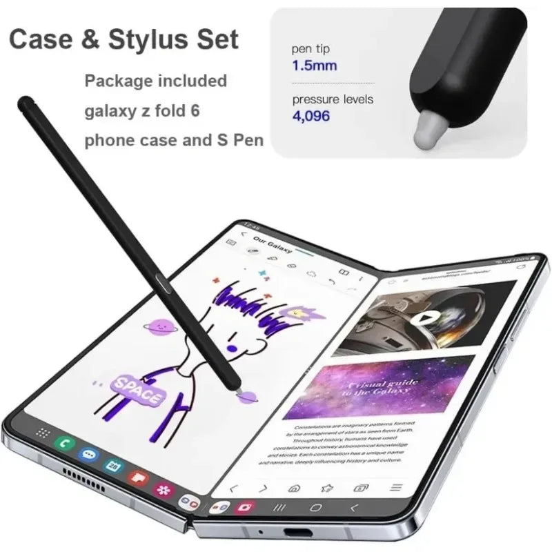 FlexGuard PenMate – Silicone Case with S Pen Holder for Galaxy Z Fold