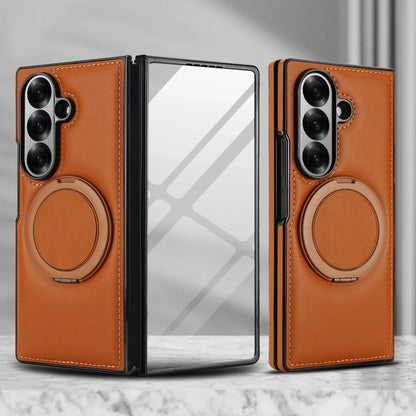 Magsafe Leather Stand Case for Galaxy Z Fold Phone Series