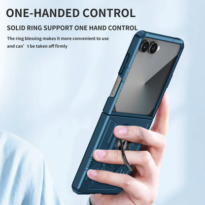 Rugged Armor Ring Case for Galaxy Z Flip Series