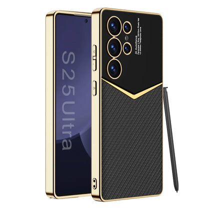 EliteFrame Luxury Leather Case for Samsung Galaxy S25, S24 & S23 Ultra