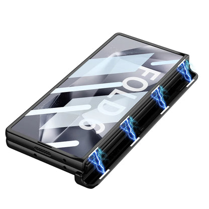 Shockproof Case with Magnetic Hinge Protection with Stand for Samsung Z Fold 6
