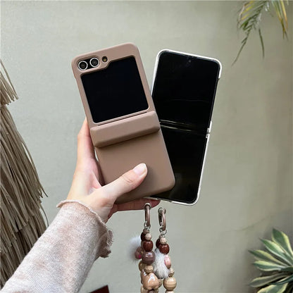 3D Dog Wristband Phone Case for Samsung Galaxy Z Flip 5