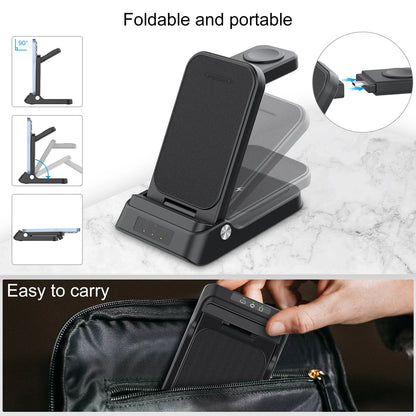 3 in 1 Fast Wireless Charging Station For Samsung Devices