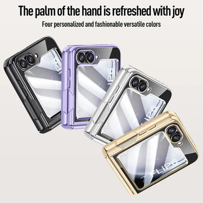 Transparent Electroplated Case for Samsung Z Flip 6
