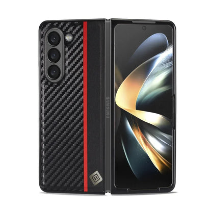 Premium Shockproof Carbon Fiber Texture Case For Samsung Z Fold Series
