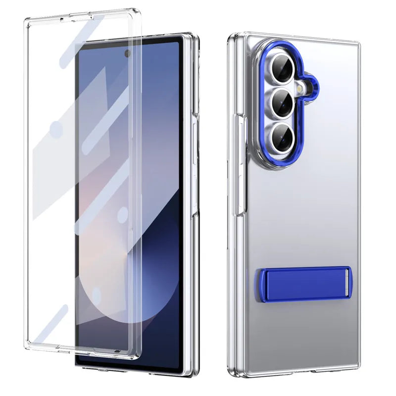 Transparent Kickstand Case for Galaxy Z Fold 7