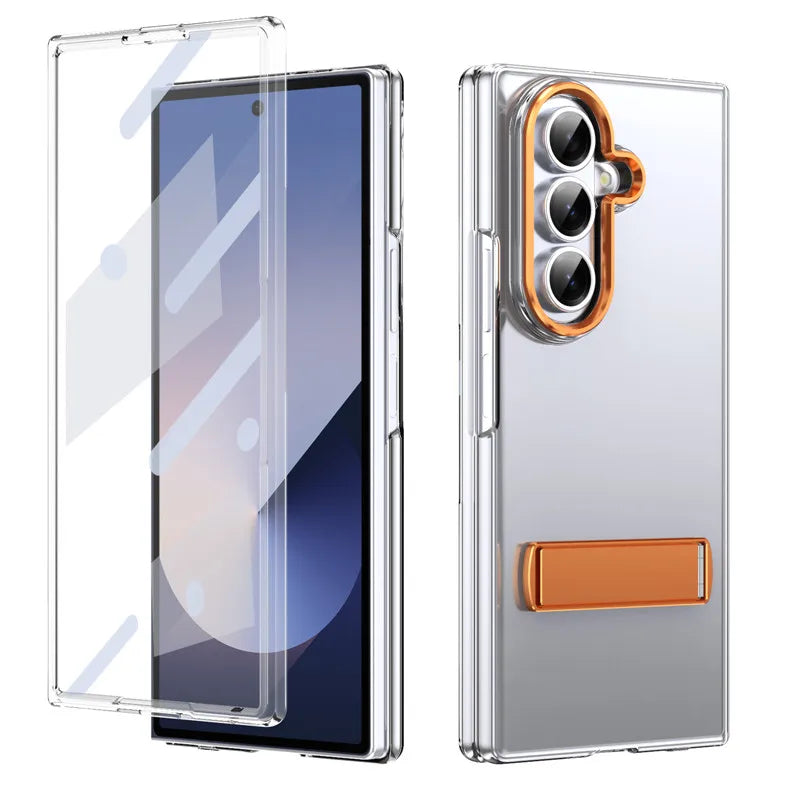 Transparent Kickstand Case for Galaxy Z Fold 7