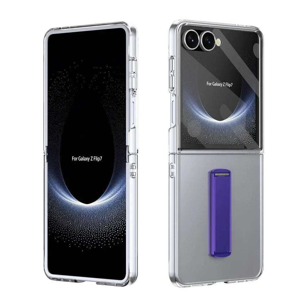 Clear Protective Kickstand Case for Galaxy Z Flip Series