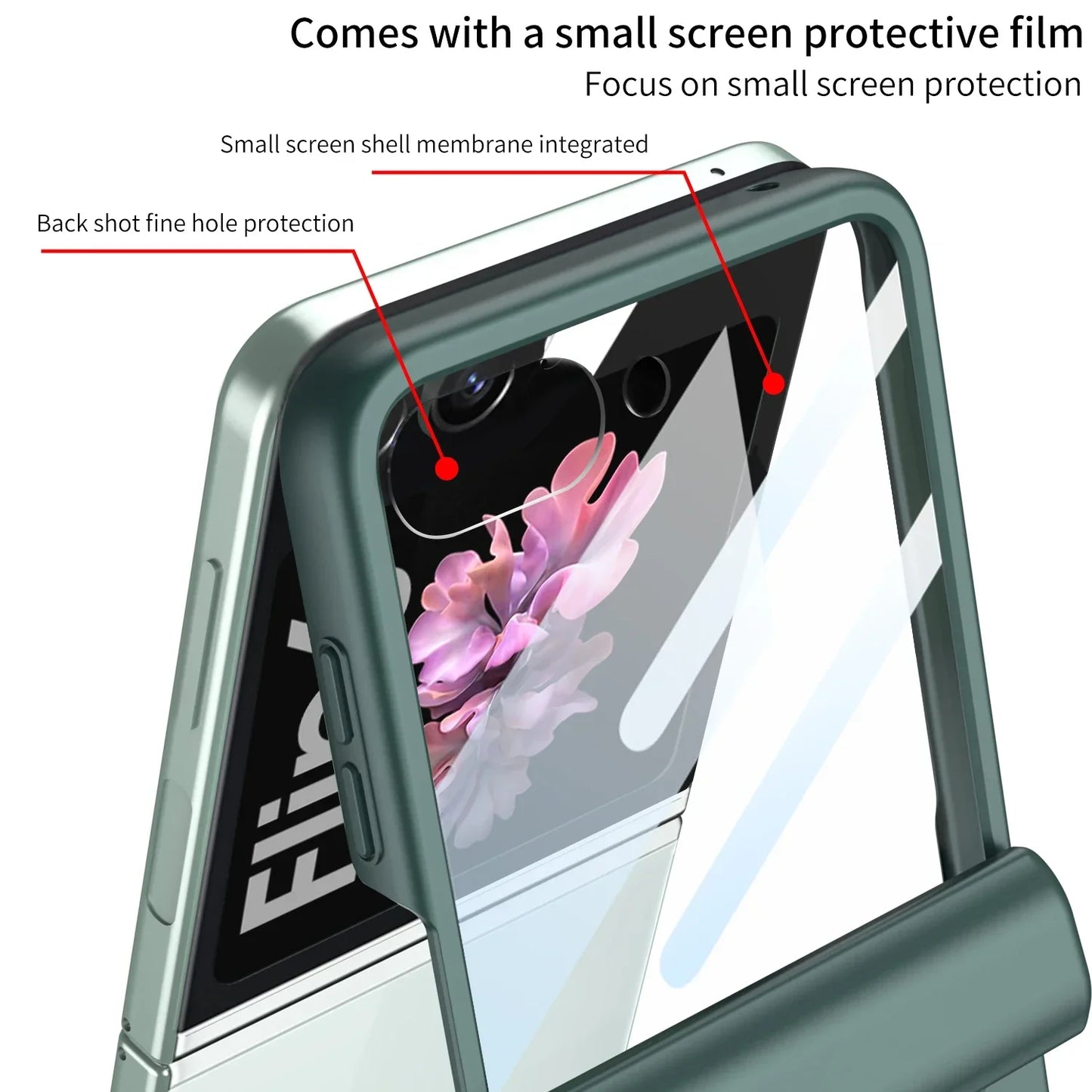 Shockproof Case with Magnetic Hinge Protection for Samsung Z Flip 6