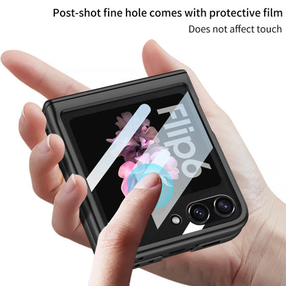 Shockproof Case with Magnetic Hinge Protection for Samsung Z Flip 6
