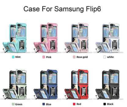 Military-Grade Armor Case for Galaxy Z Flip 3-6
