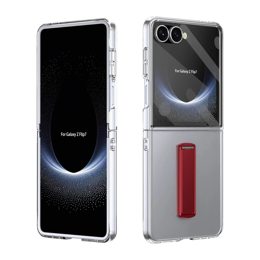 Clear Protective Kickstand Case for Galaxy Z Flip Series
