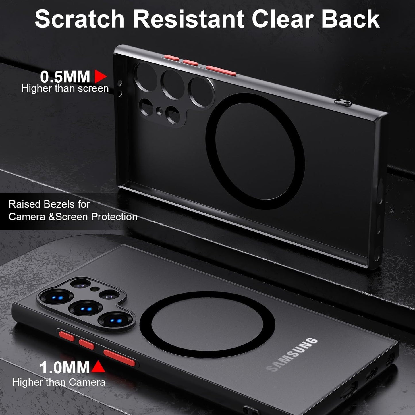 ClearMag Flex – Magnetic Shockproof Transparent Case