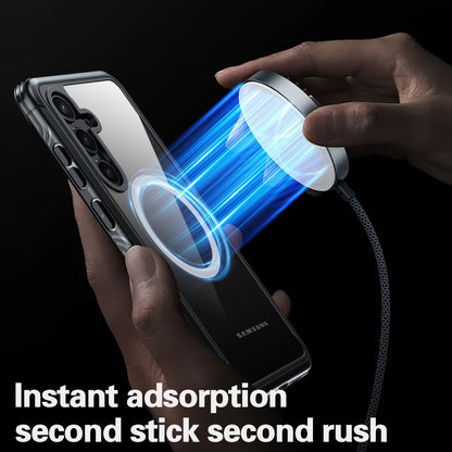 Samsung Galaxy S25 Transparent  Durable MagSafe Case