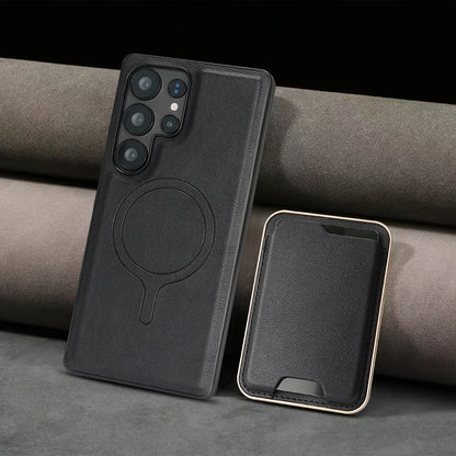 ExecLayer Pro – 2-in-1 Business Leather Wallet Case for Galaxy S Ultra & Plus Series