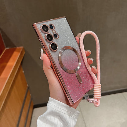 GlimmerStrap – Sparkling Magnetic Hand Strap Case