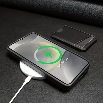 2-in-1 Magnetic Wallet Case with RFID Protection for Samsung Galaxy S Series