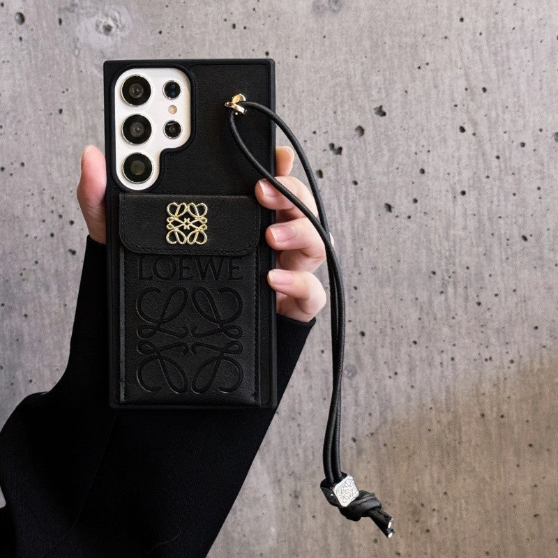 LuxeLeather™ Embossed Wallet Case